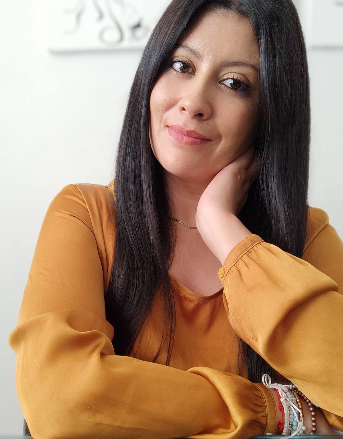 Retrato de Ivonne de la Gala, psicóloga y psicoterapeuta